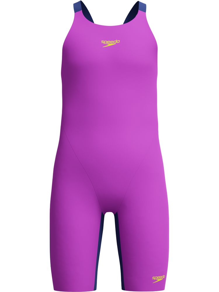 Speedo Fastskin Junior Endurance+ Max Kneeskin - Neon Jelly/Noble Navy