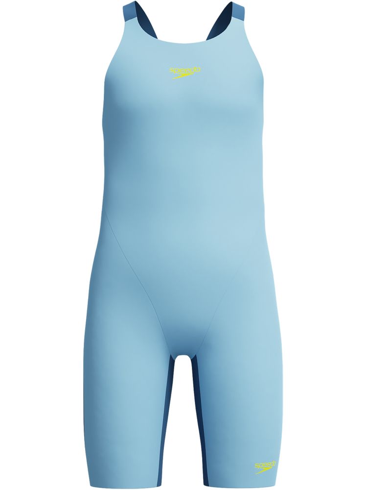 Speedo Fastskin Junior Endurance+ Max Openback Kneeskin - Sugar Blue/Nite