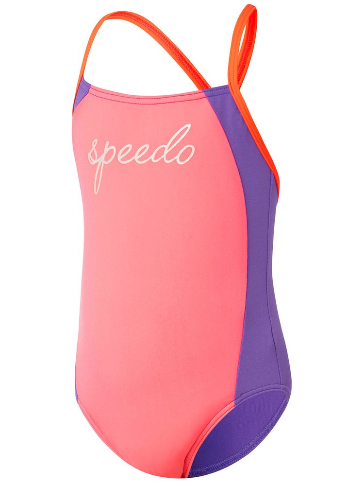 Speedo Sporty Toddler Girls One Piece 1