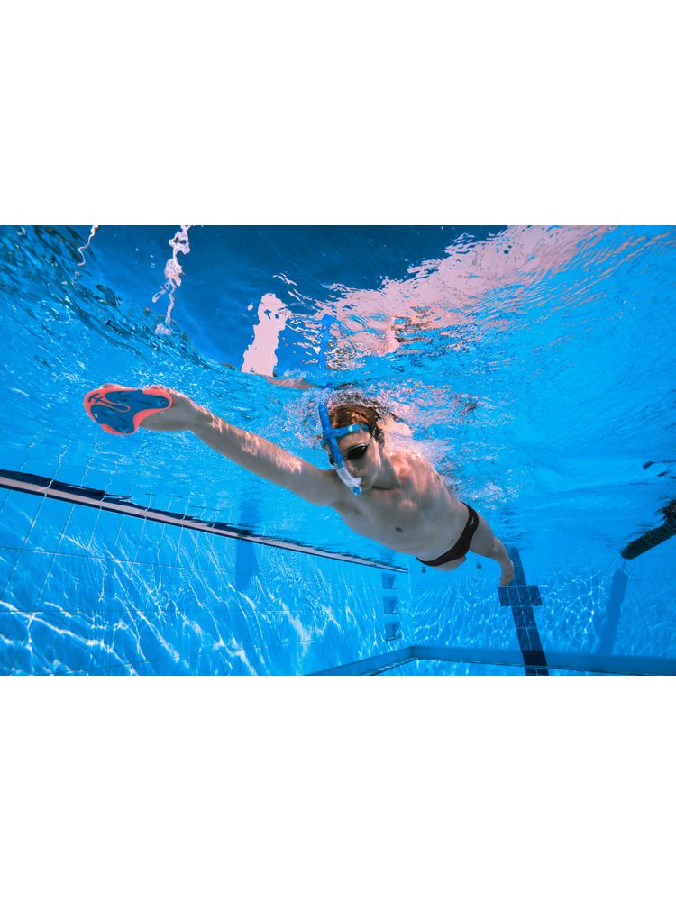 Speedo Finger Paddles - Blue Flame/Fluro Tangerine