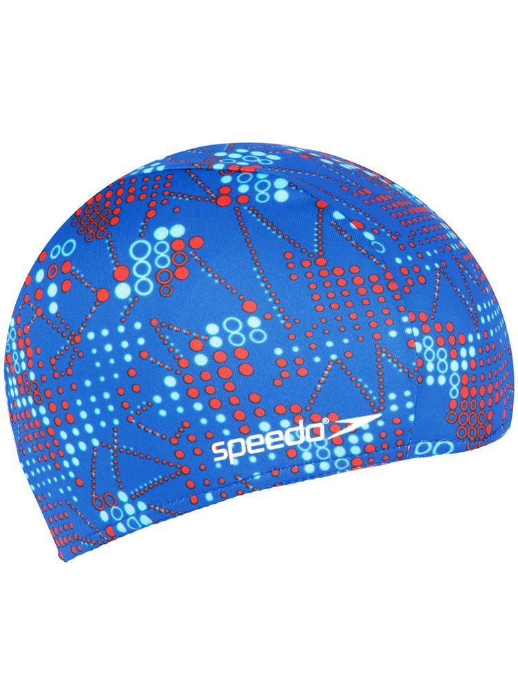 Speedo Blue Junior Polyester Swim Cap