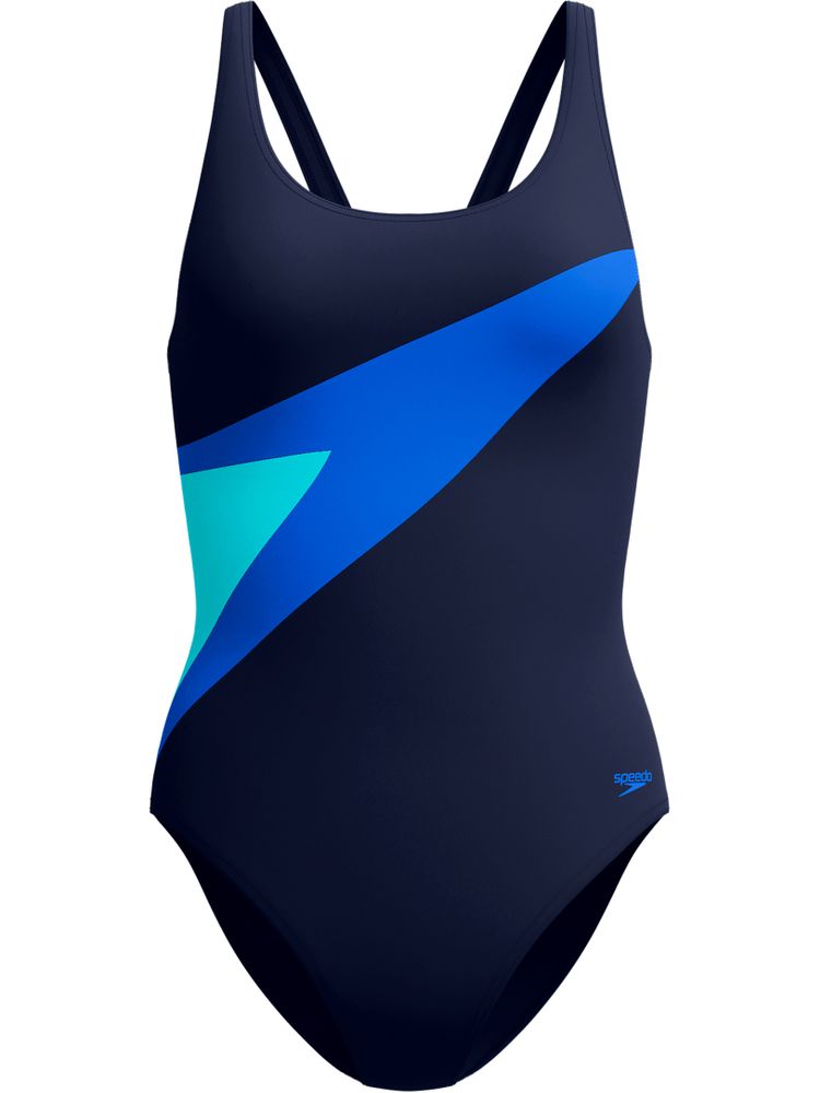 Speedo Hyperboom Splice One Piece - Peacoat/Sapphire