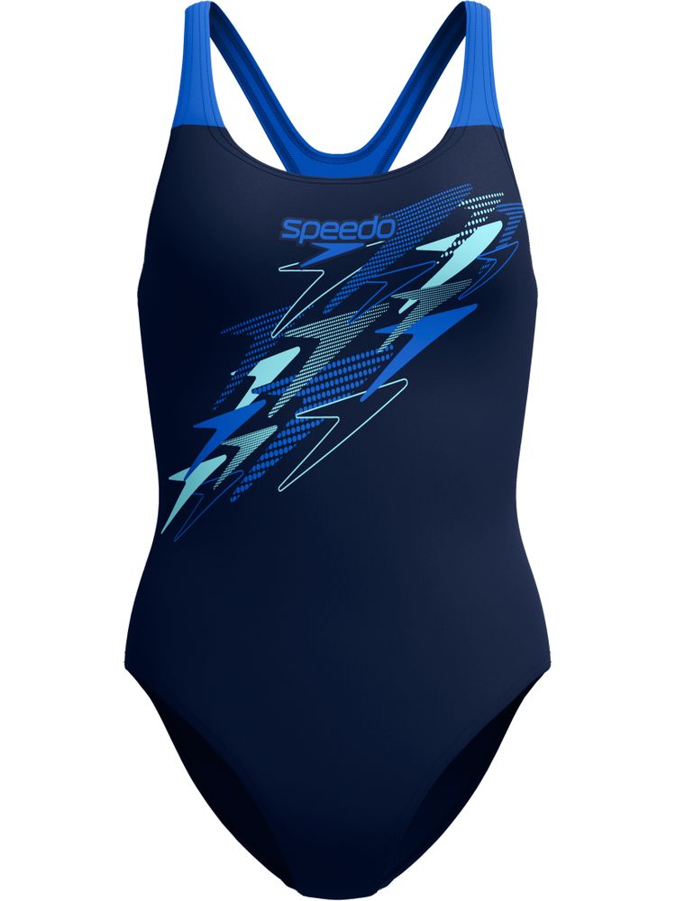 Speedo Medley Logo One Piece - Peacoat/Sapphire