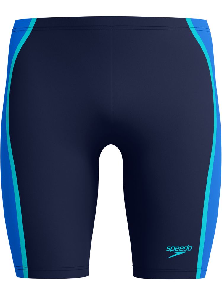 Speedo Mens Solid Spliced Jammers - Peacoat/Sapphire