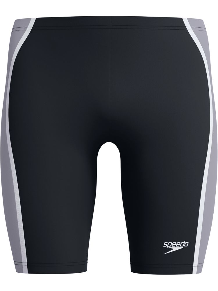 Speedo Mens Solid Spliced Jammers - Anthracite/Grey