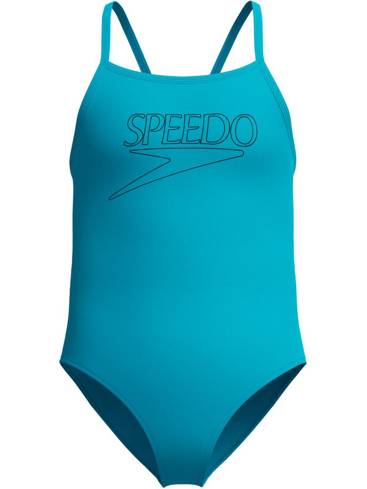 Speedo Classic Logo One Piece - Mayan Blue