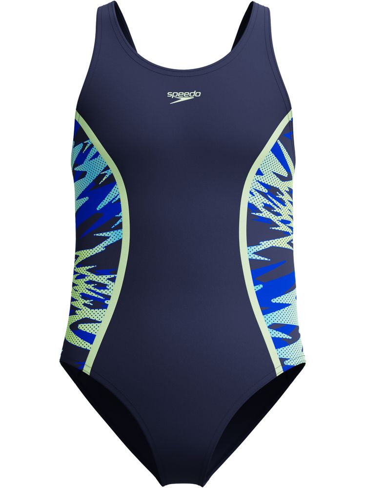Speedo Hyperboom Splice Muscleback One Piece - Peacoat/Sapphire