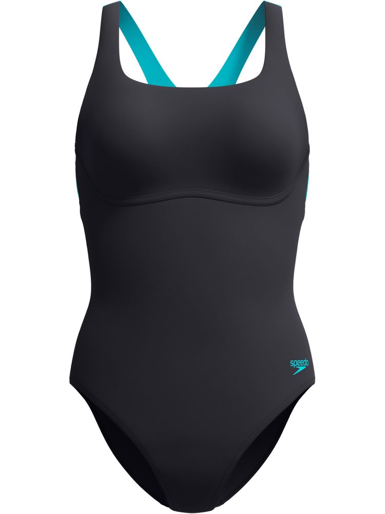 Speedo Flex Band One Piece - Anthracite/Blue
