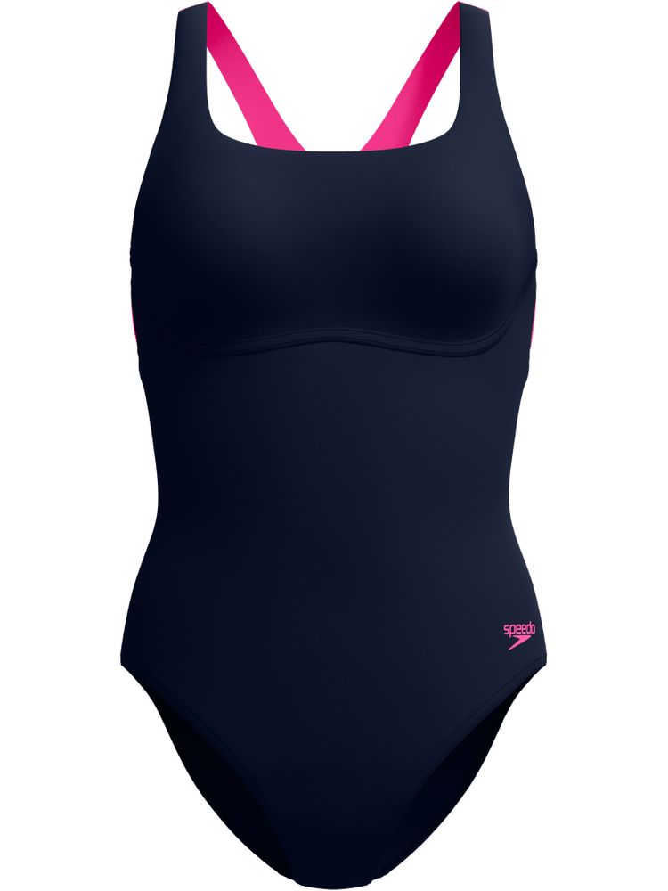 Speedo Flex Band One Piece - Peacoat/Pink