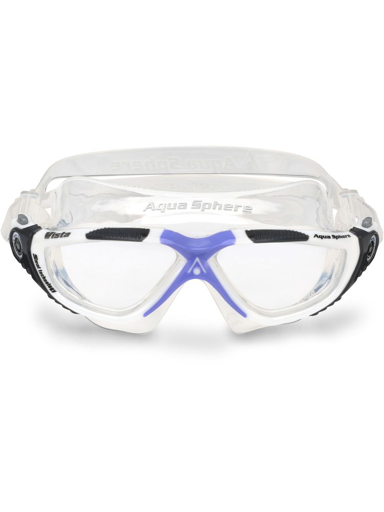 Aqua Sphere Vista Clear Swim Mask White & Lavender
