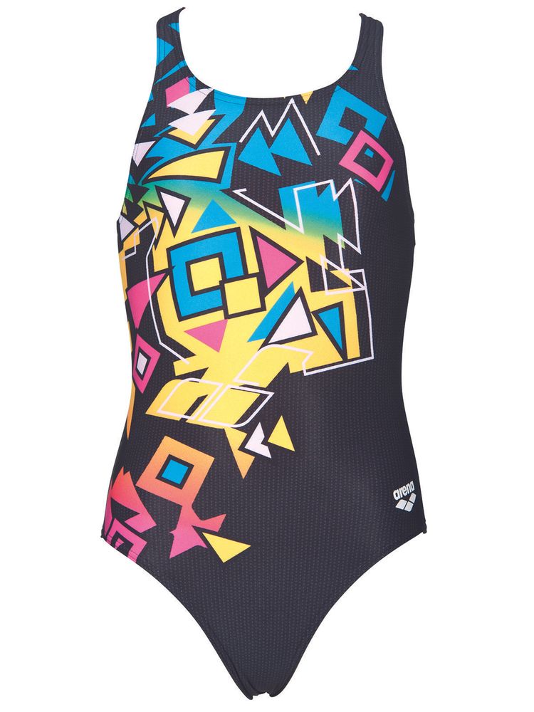 Arena Bricks Swim Pro Black Girls One Piece
