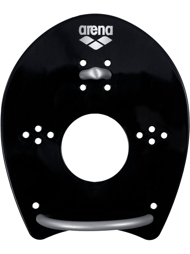 Arena Elite Hand Paddles Black & Silver