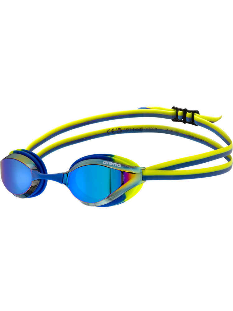 Arena Python Junior Goggles - Blue Mirror/Blue