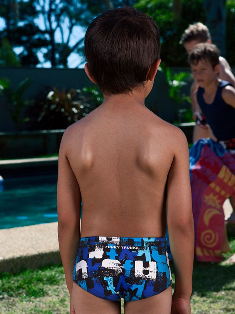 Funky Trunks Branded Blue Toddler Boys Trunks