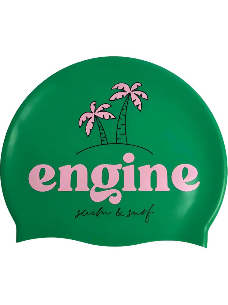 Engine Palm Swim Cap - Apple