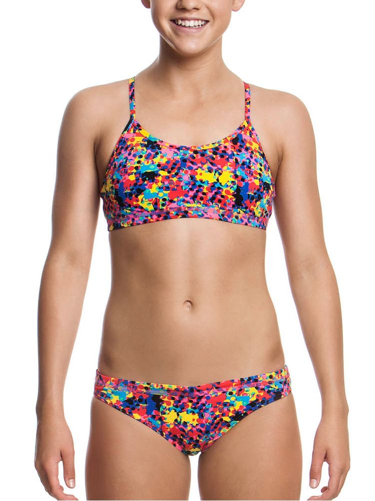 Funkita Paintballs Girls Sports Bikini