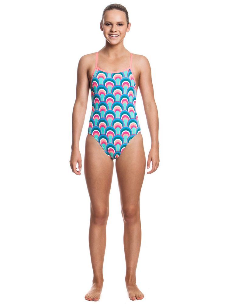Funkita Mint Shells Girls One Piece Swimsuit