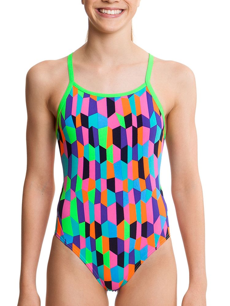 Funkita Wibbly Wobbly Girls One Piece
