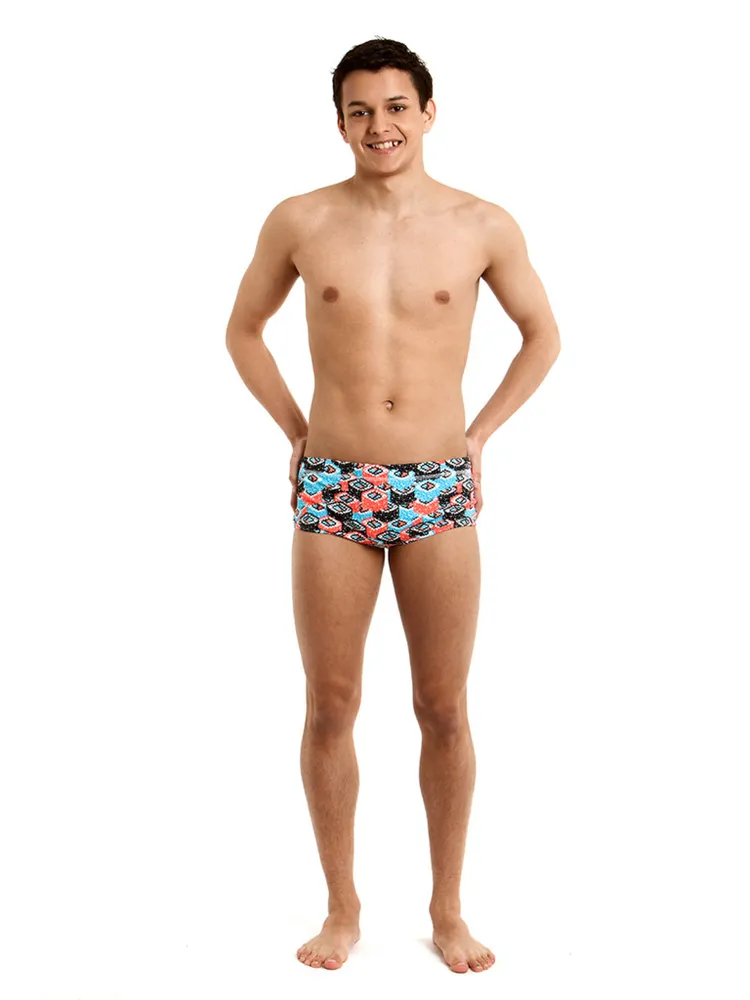 Boys Super Sushi Hip Racer Trunk
