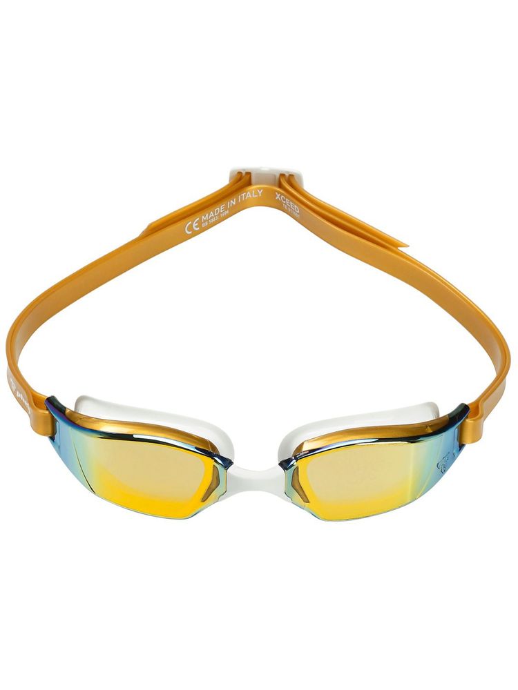 Phelps Xceed Goggles Titanium Mirrored/Gold/White