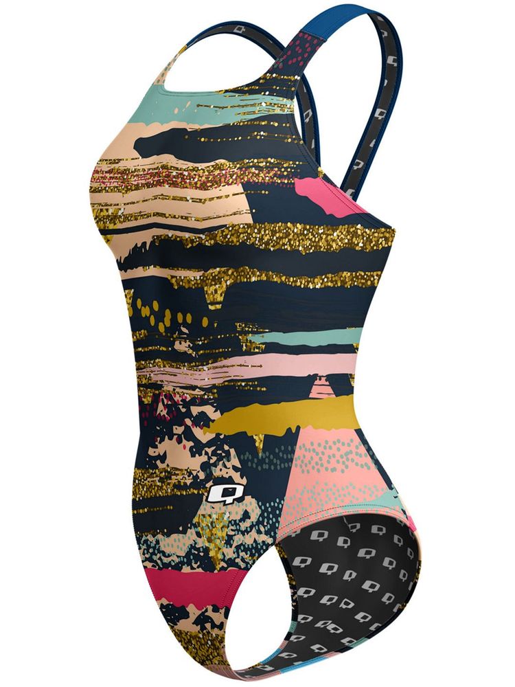 Q Swimwear NYE One Piece Swimsuit