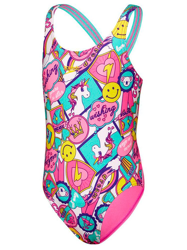 Speedo Girly Things Toddler Girls One Piece