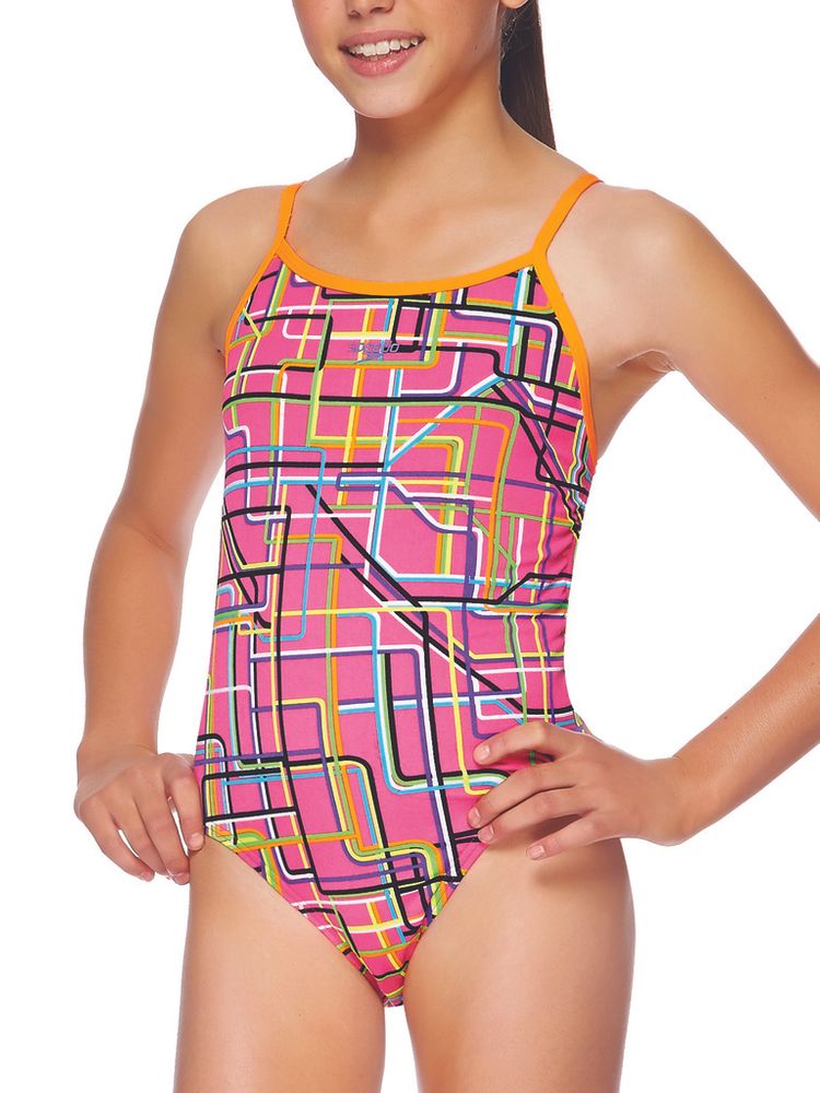 Speedo Subway Madness Girls One Piece