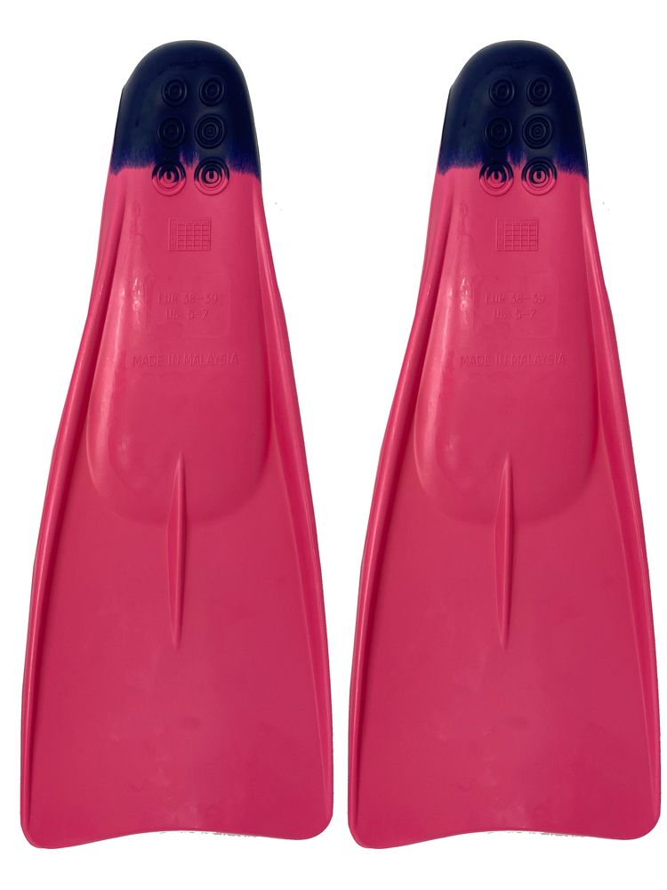 Tech Long Blade Fins Pink/Navy
