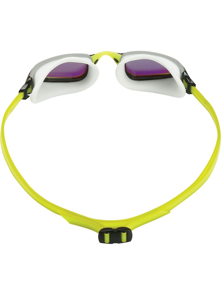 Aqua Sphere Fastlane Goggles Titanium Yellow Mirror/White/Yellow