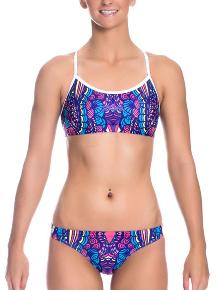 Zealous La La Loopy Womens Sports Bikini