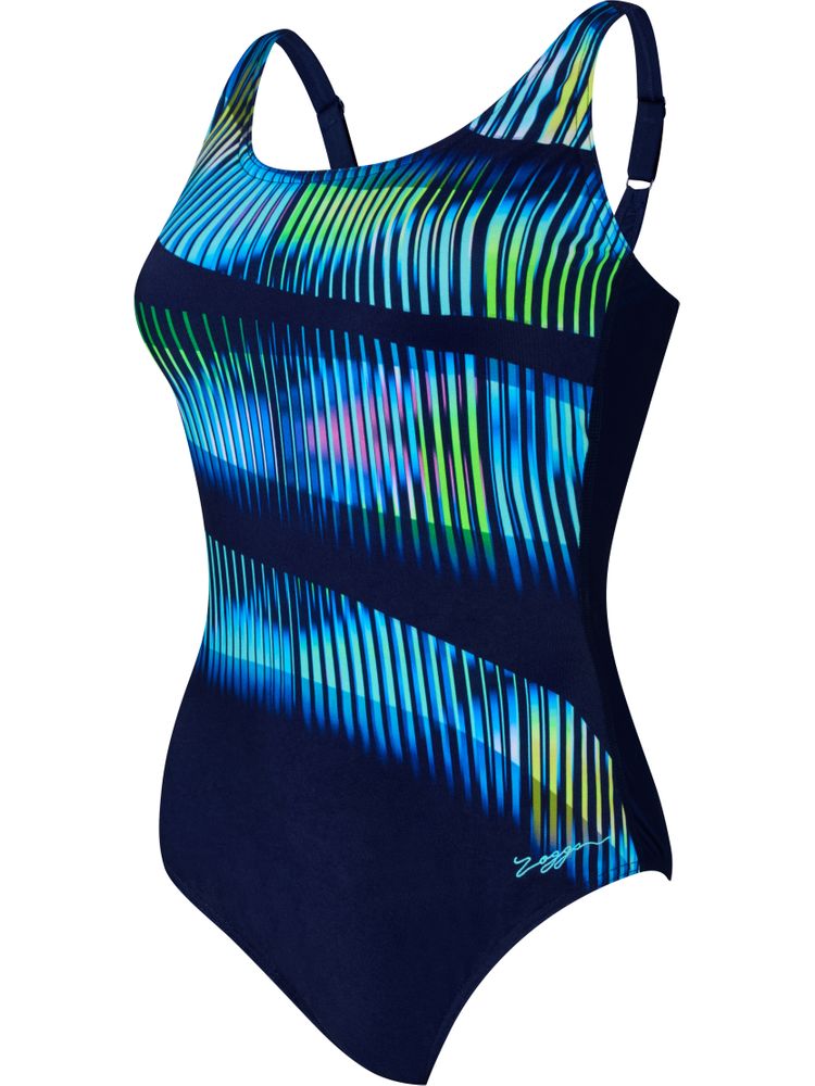 Zoggs Adjustable Scoopback One Piece - Circus