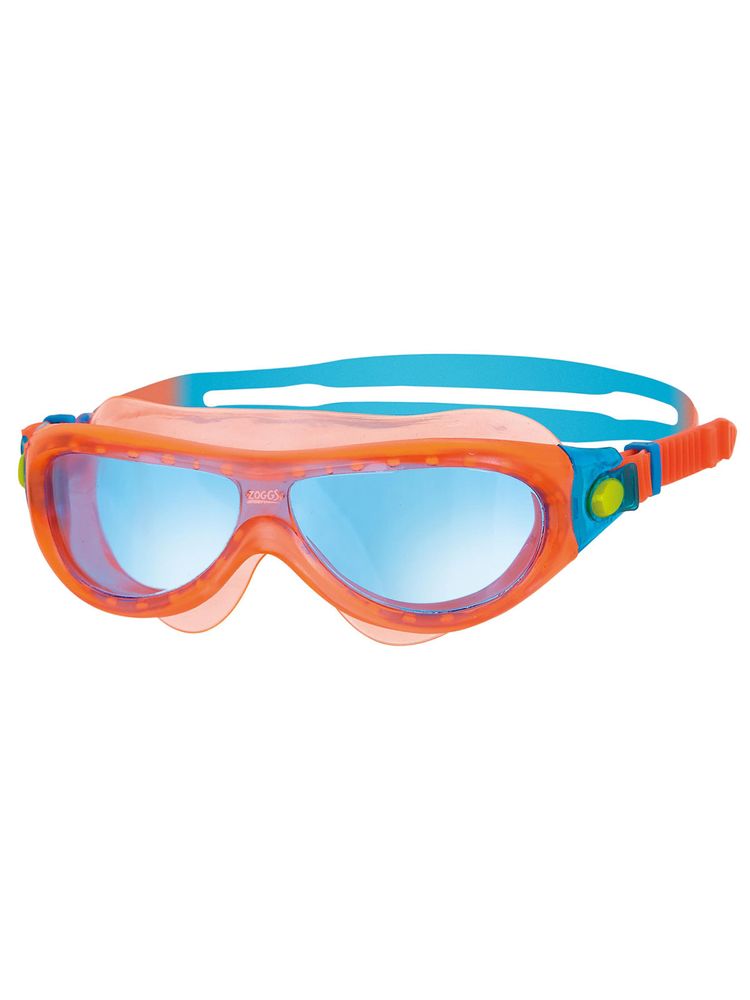 Zoggs Phantom Kids Orange Blue Tinted Lens Mask