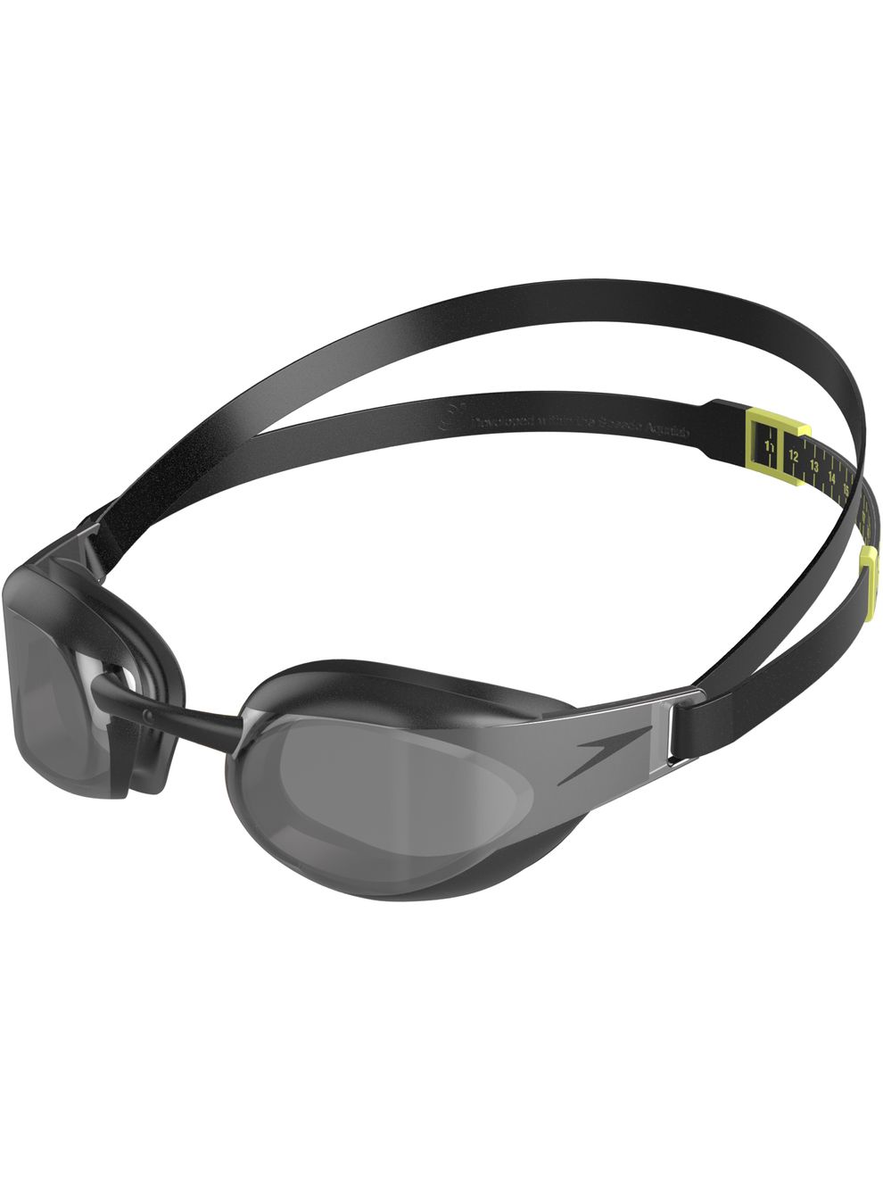 Speedo Fastskin Elite Mirrored Goggles Black & Dark Chrome