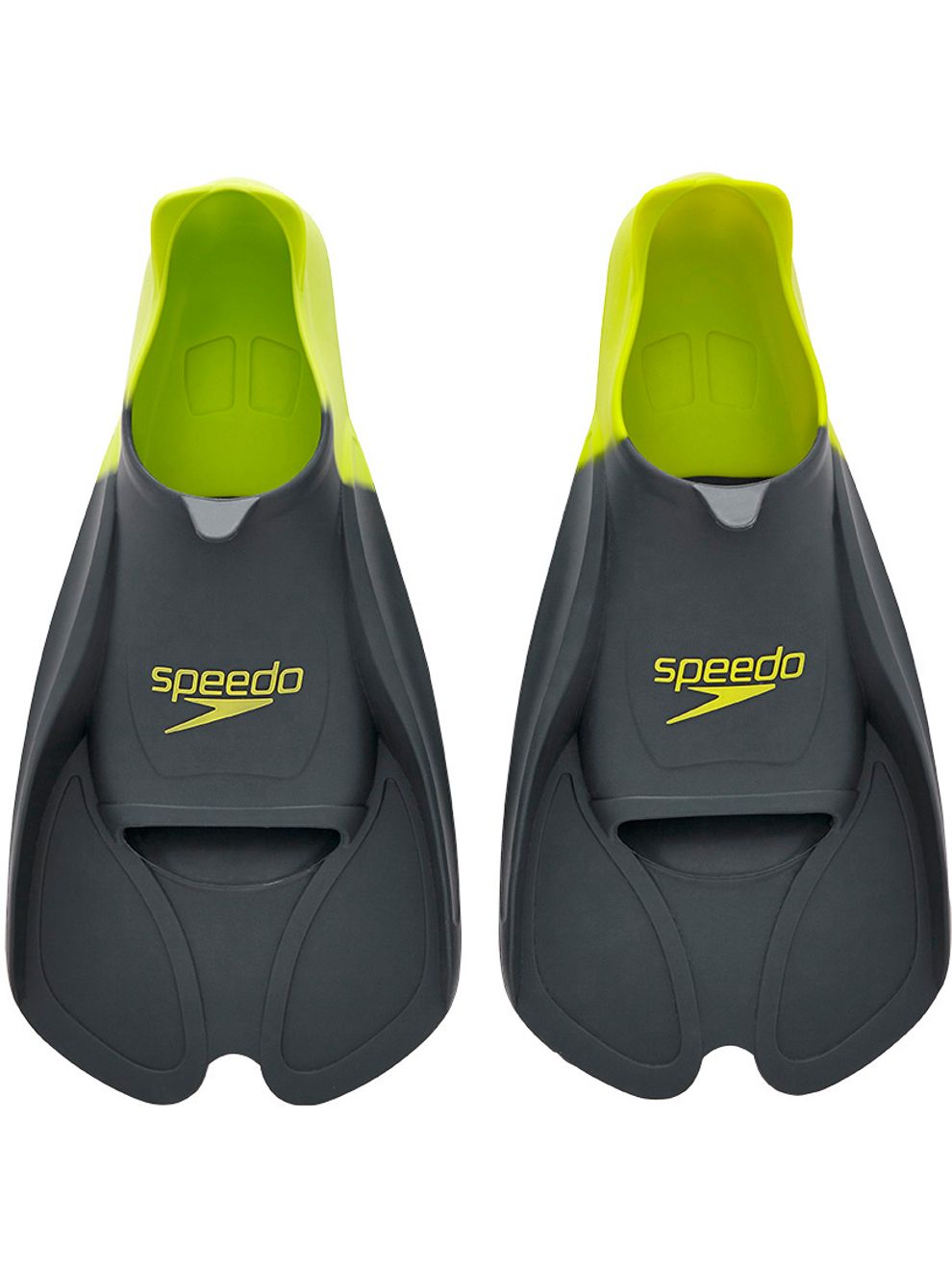 Speedo Biofuse Training Fins Oxide Grey & Lime Punch