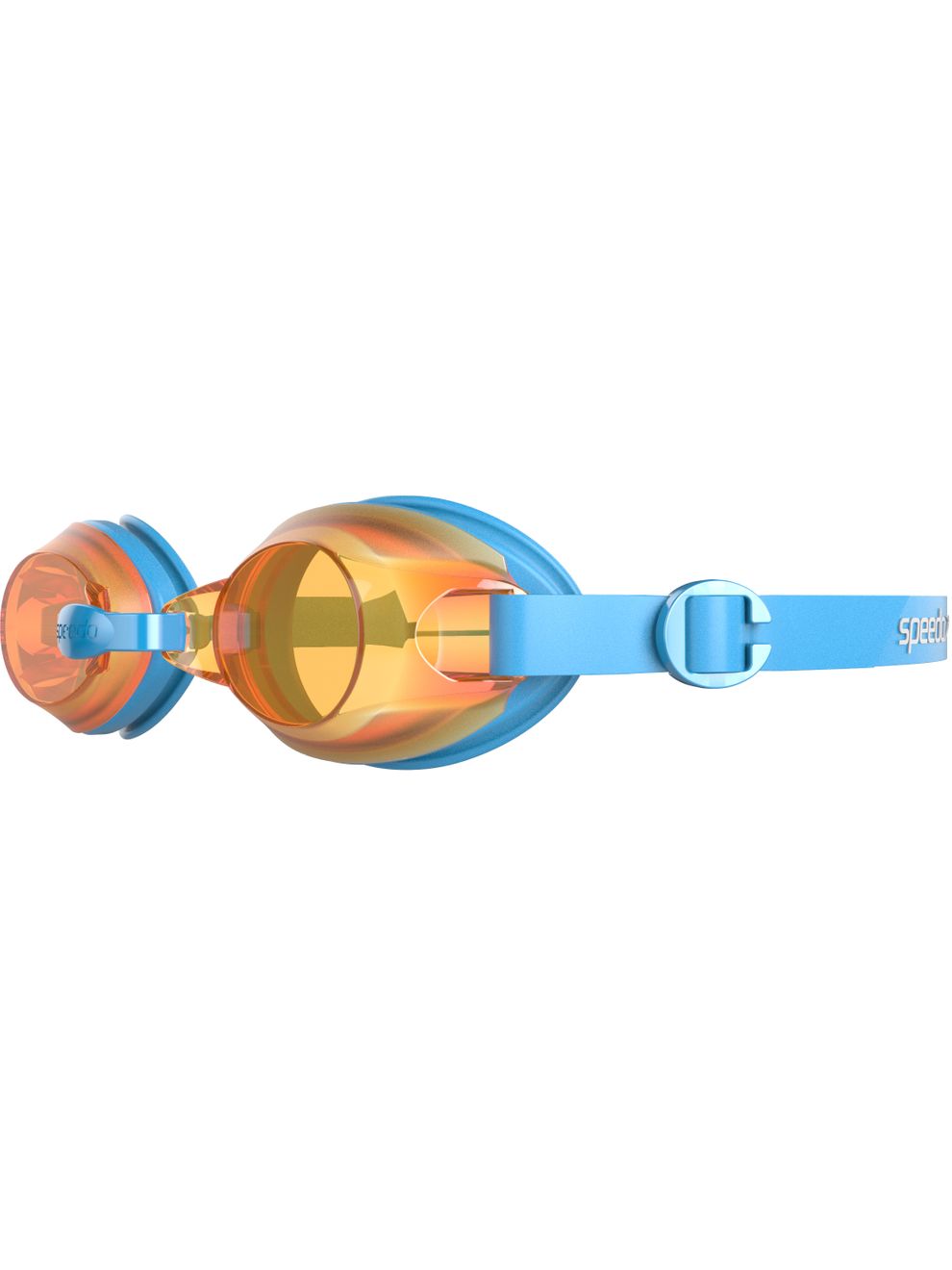 Speedo Jet Junior Goggles Orange Tint/Blue