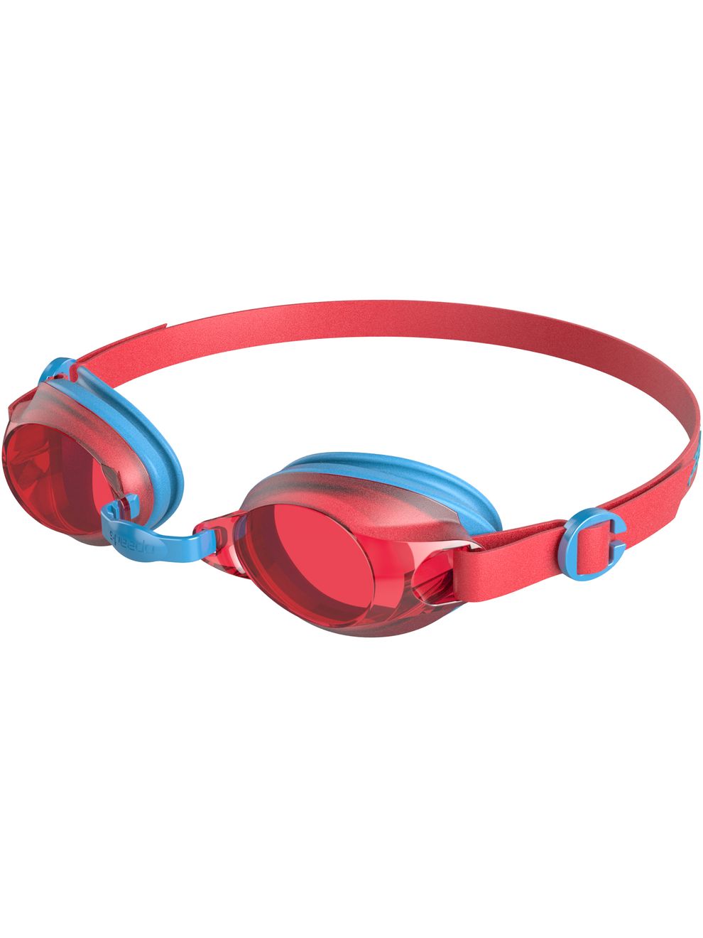 Speedo Jet Junior Goggles Lava Red Tint/Turquoise
