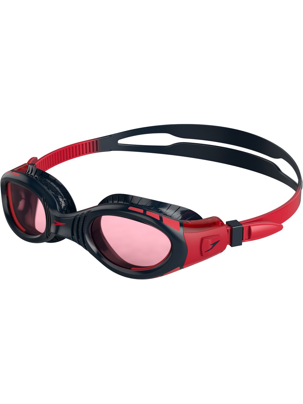 Speedo Junior Futura Biofuse Flexiseal Goggles Red Tint/True Navy/Fed Red