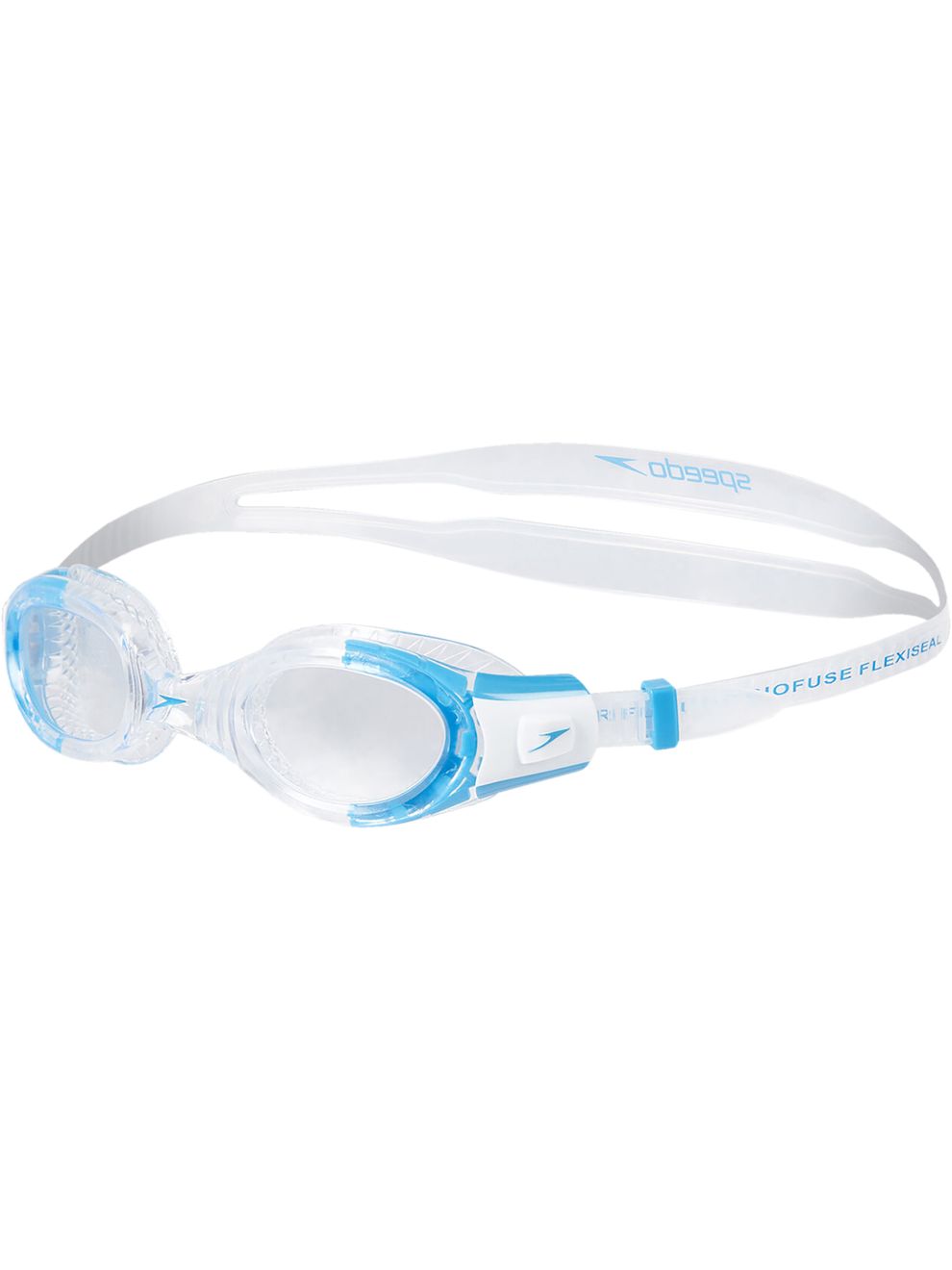 Speedo Futura Biofuse Flexiseal Junior Clear Goggles Clear & White