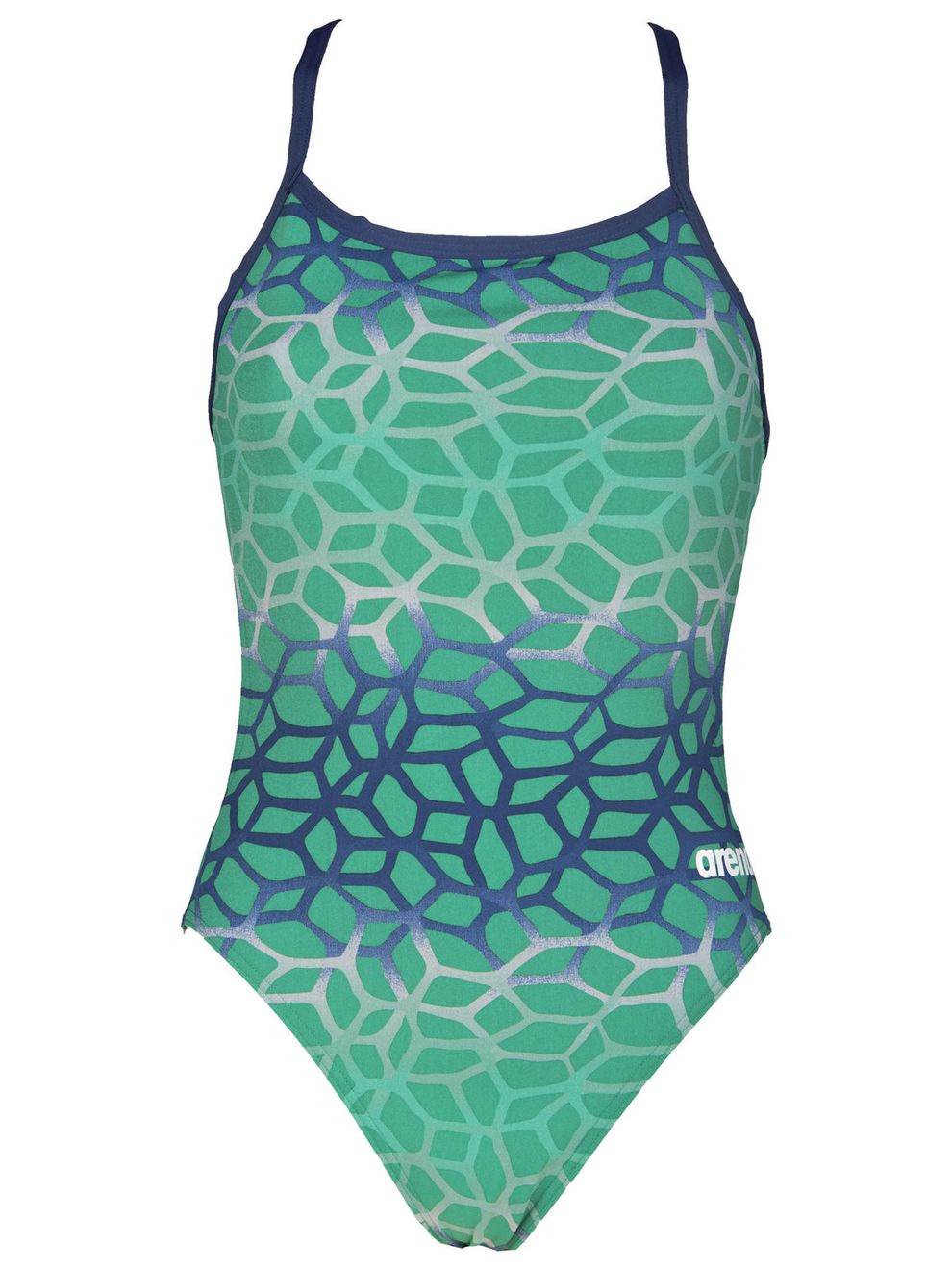 arena Dynamo Junior Costume Intero Bambina, Costume da Bagno Sportivo in Tessuto MaxFit Resistente al Cloro e al Sale con Protezione UV UPF 50