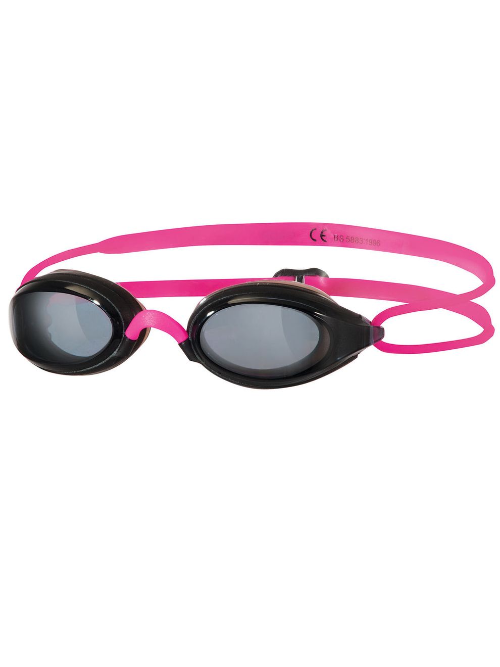 Zoggs Fusion Air Junior Black & Pink Smoke Lens Goggles