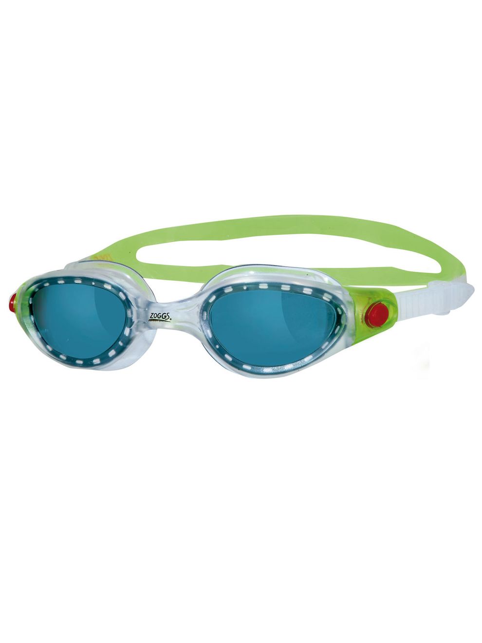 Zoggs Phantom Elite Clear & Lime Tinted Junior Goggles