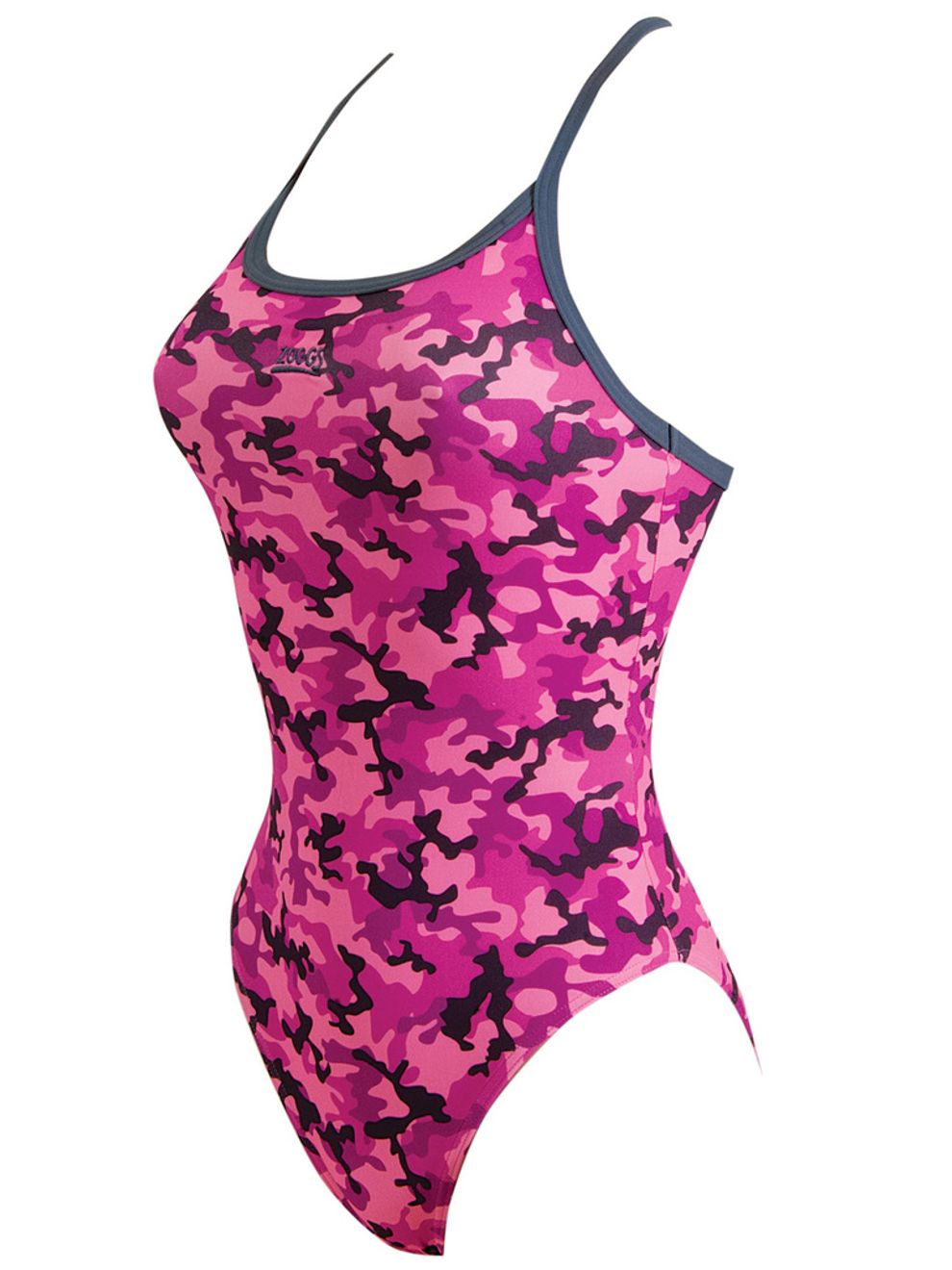Zoggs Camo Pink Womens One Piece Swimsuit