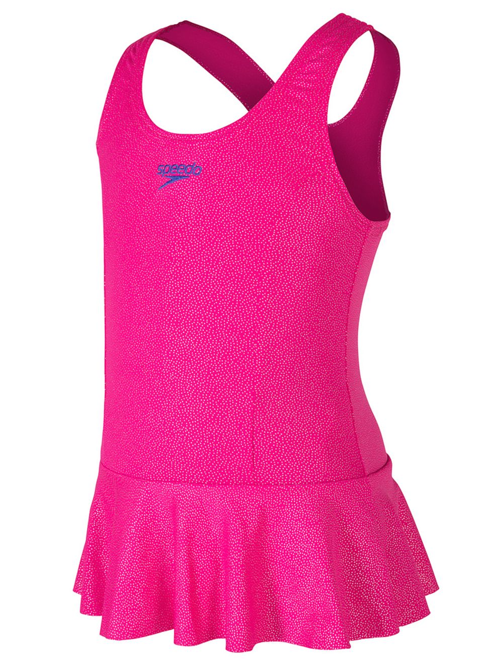 Speedo Shimmer Skirt Pink One Piece Swimsuit