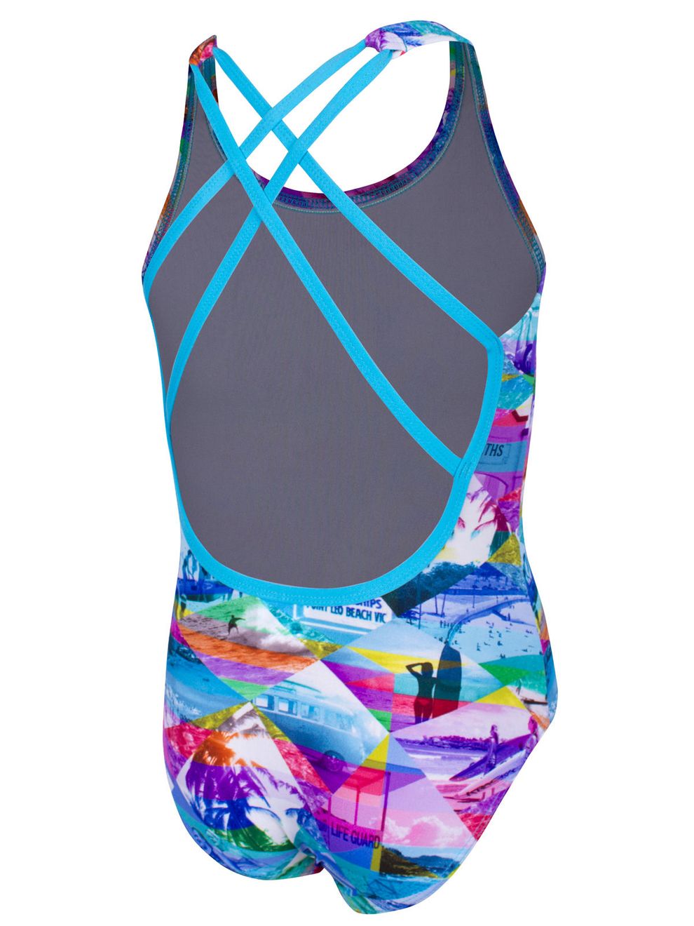 Rival Coconut Lotion Girls One Piece Swimsuit