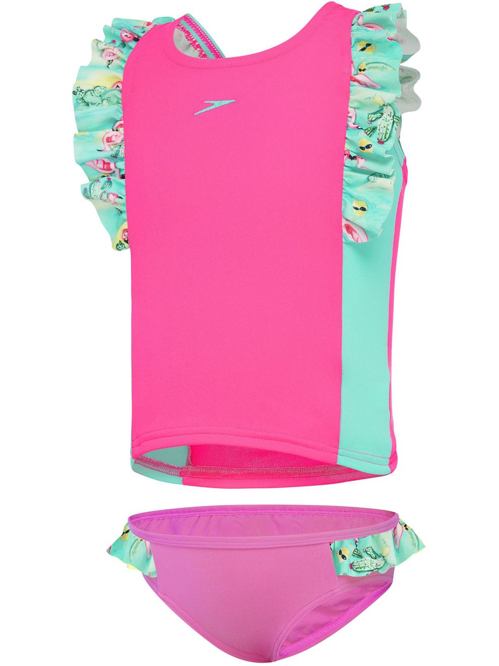 Speedo Frilly Toddler Girls Tankini Set
