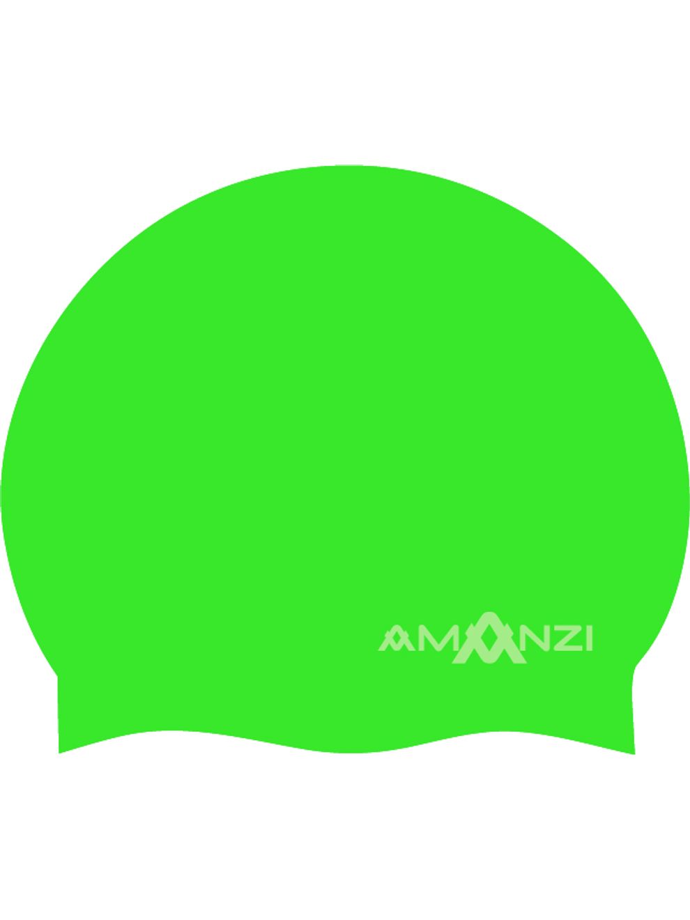 AMANZI Signature Swim Cap Neon Green