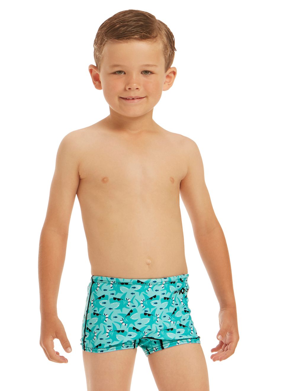 AMANZI Toddler Boys Looking Shark Trunks