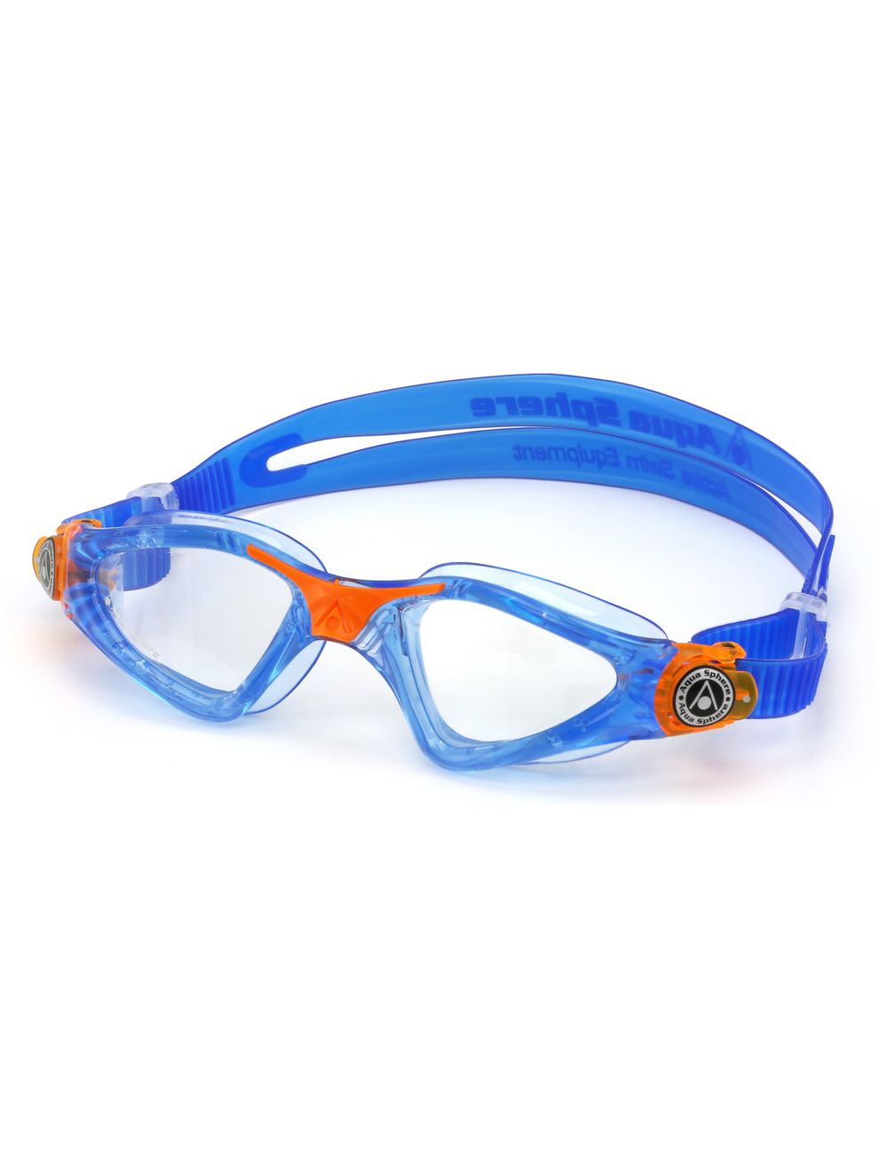 Aqua Sphere Kayenne Junior Clear Goggles Blue & Orange