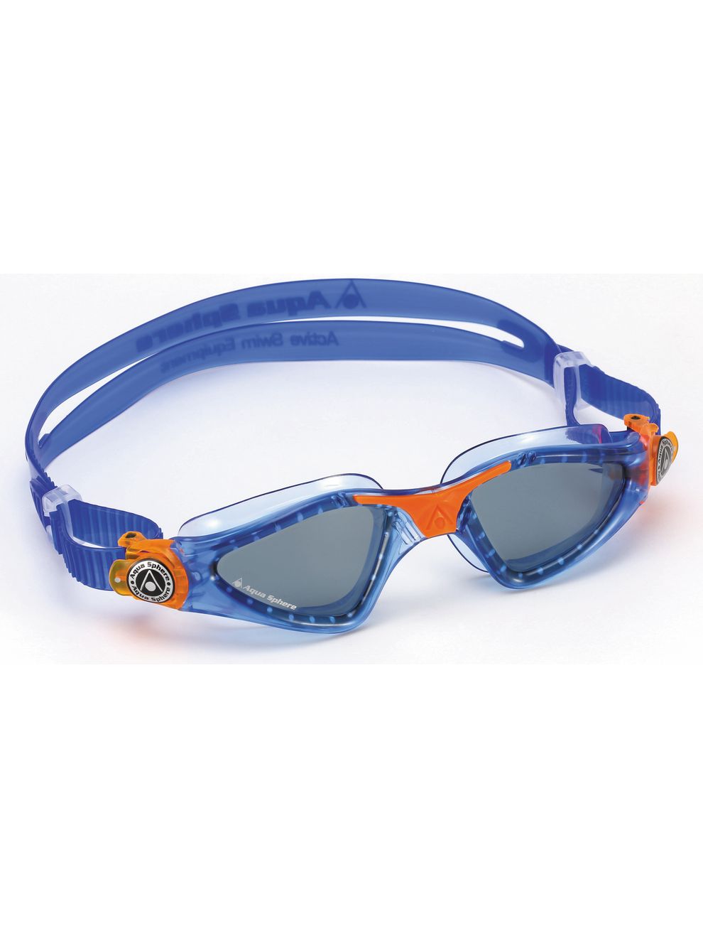 Aqua Sphere Kayenne Junior Smoke Goggles Blue & Orange