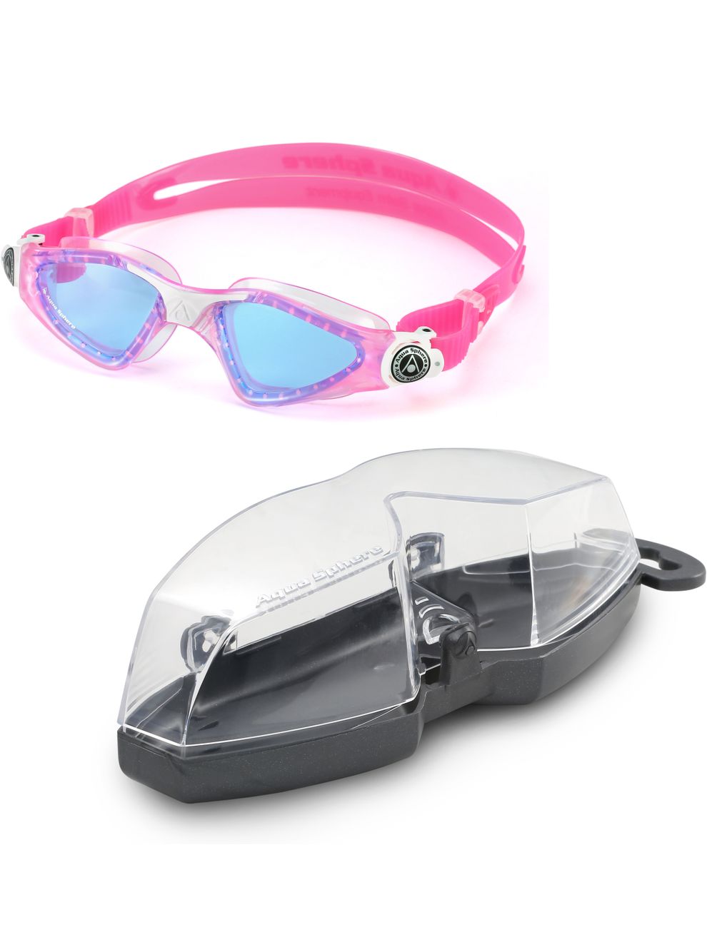 Aqua Sphere Kayenne Junior Tinted Goggles Pink & White